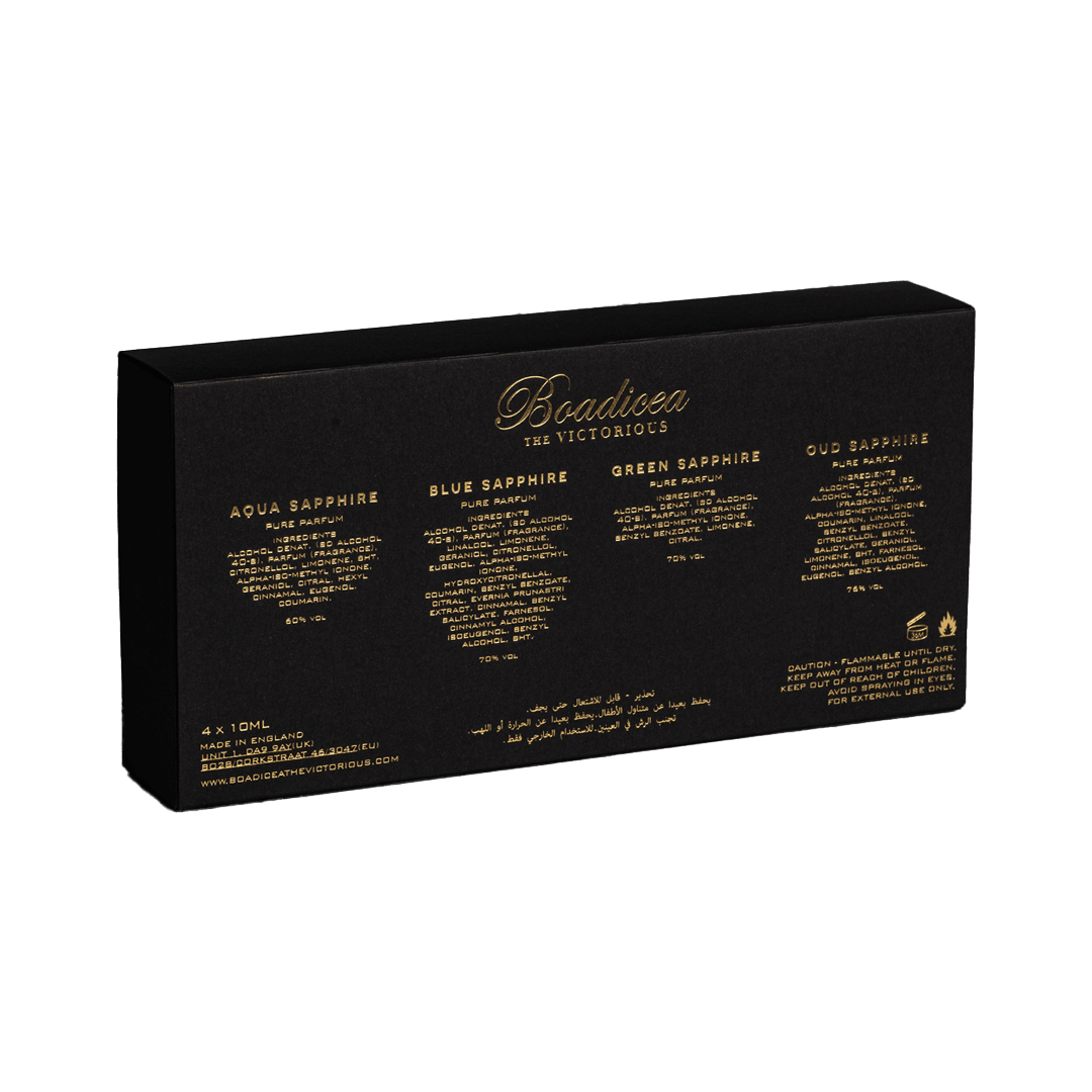 Boadicea The Victorious Saphirre Collection (4x10ml) - Boadicea The VictoriousBoadicea The Victorious