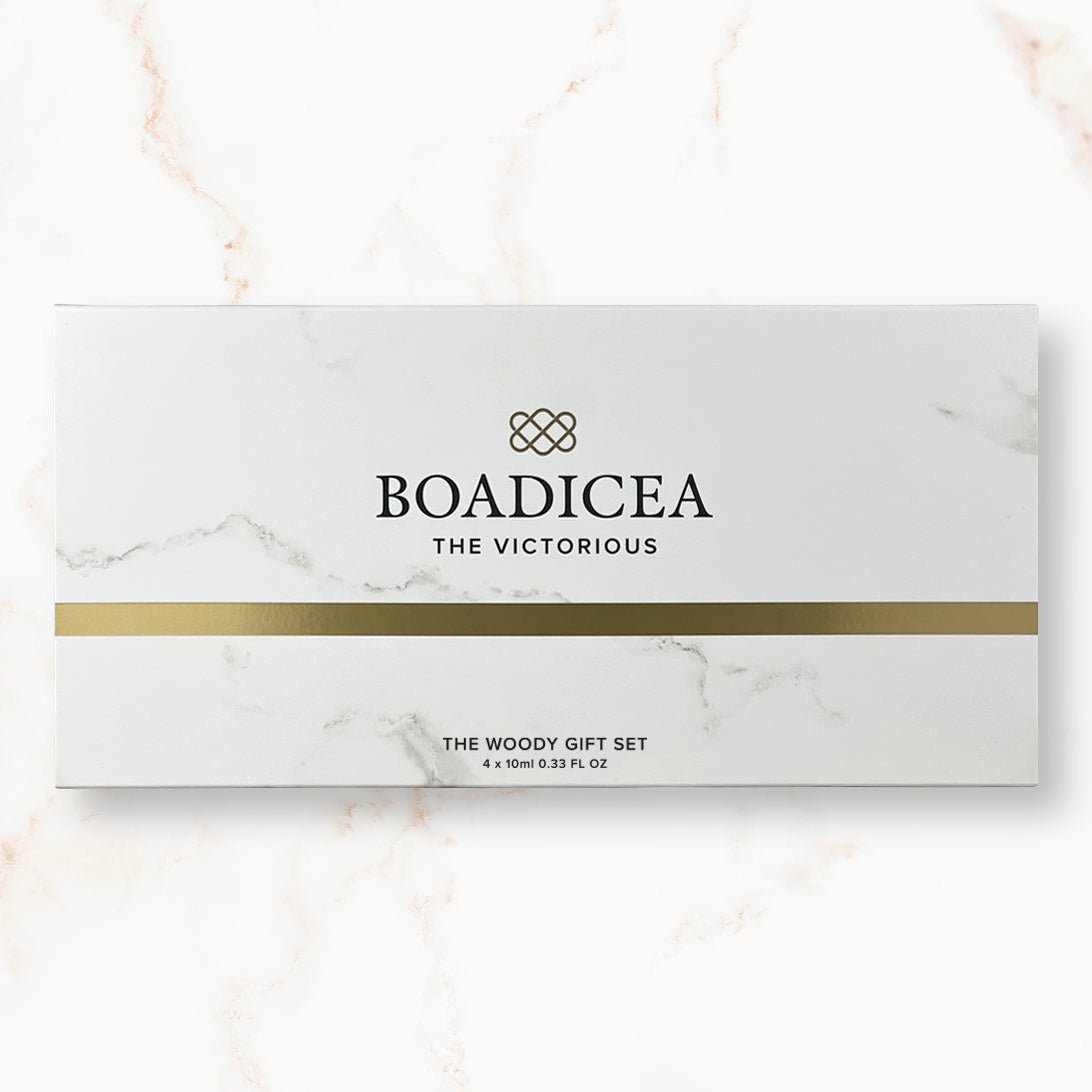 Boadicea The Victorious The Woody Gift Set 4 x 10ml -Boadicea The VictoriousBoadicea The Victorious