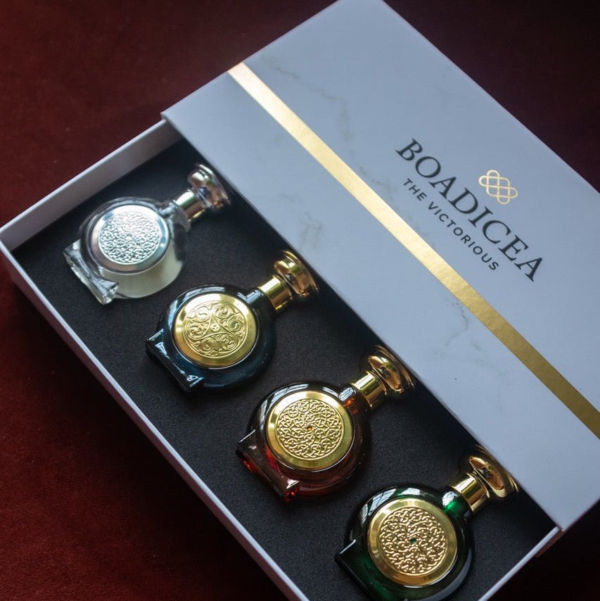 Boadicea The Victorious The Woody Gift Set 4 x 10ml -Boadicea The VictoriousBoadicea The Victorious