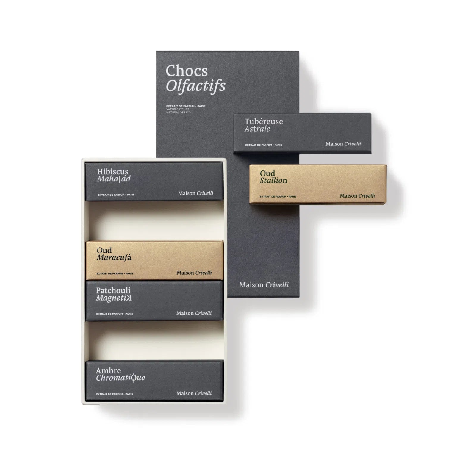 Maison Crivelli Chocs Olfactifs Extraits (6 x 5ml)