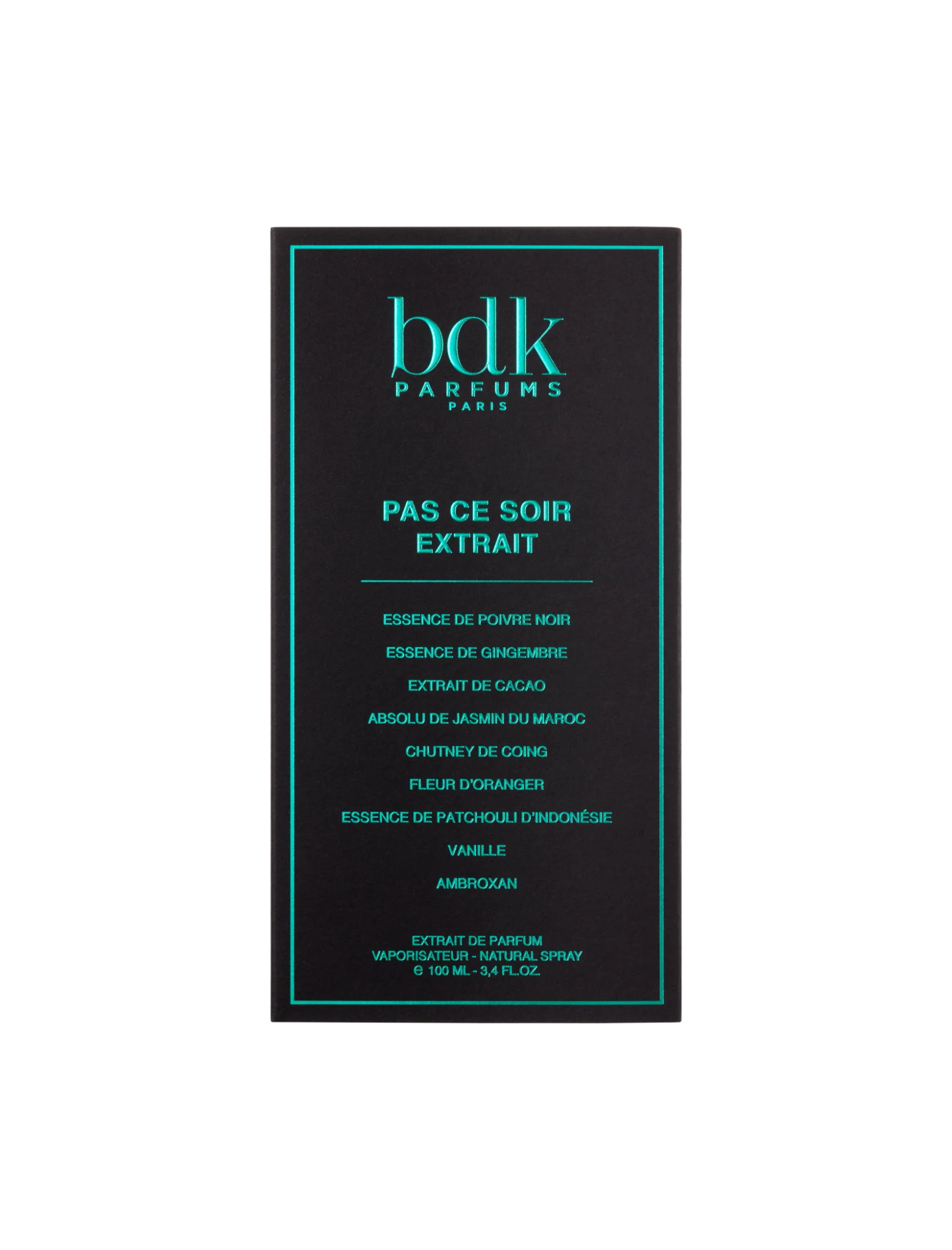 bdk Parfums Pas Ce Soir Extrait De Parfum 100ml - BDKRabica