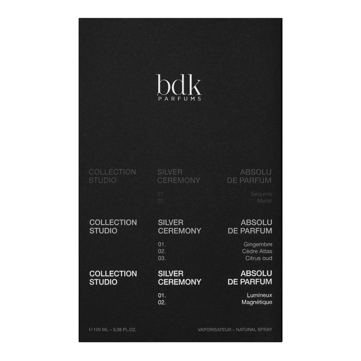 BDK Parfums Silver Ceremony | Absolu de Parfum -BDKBDK