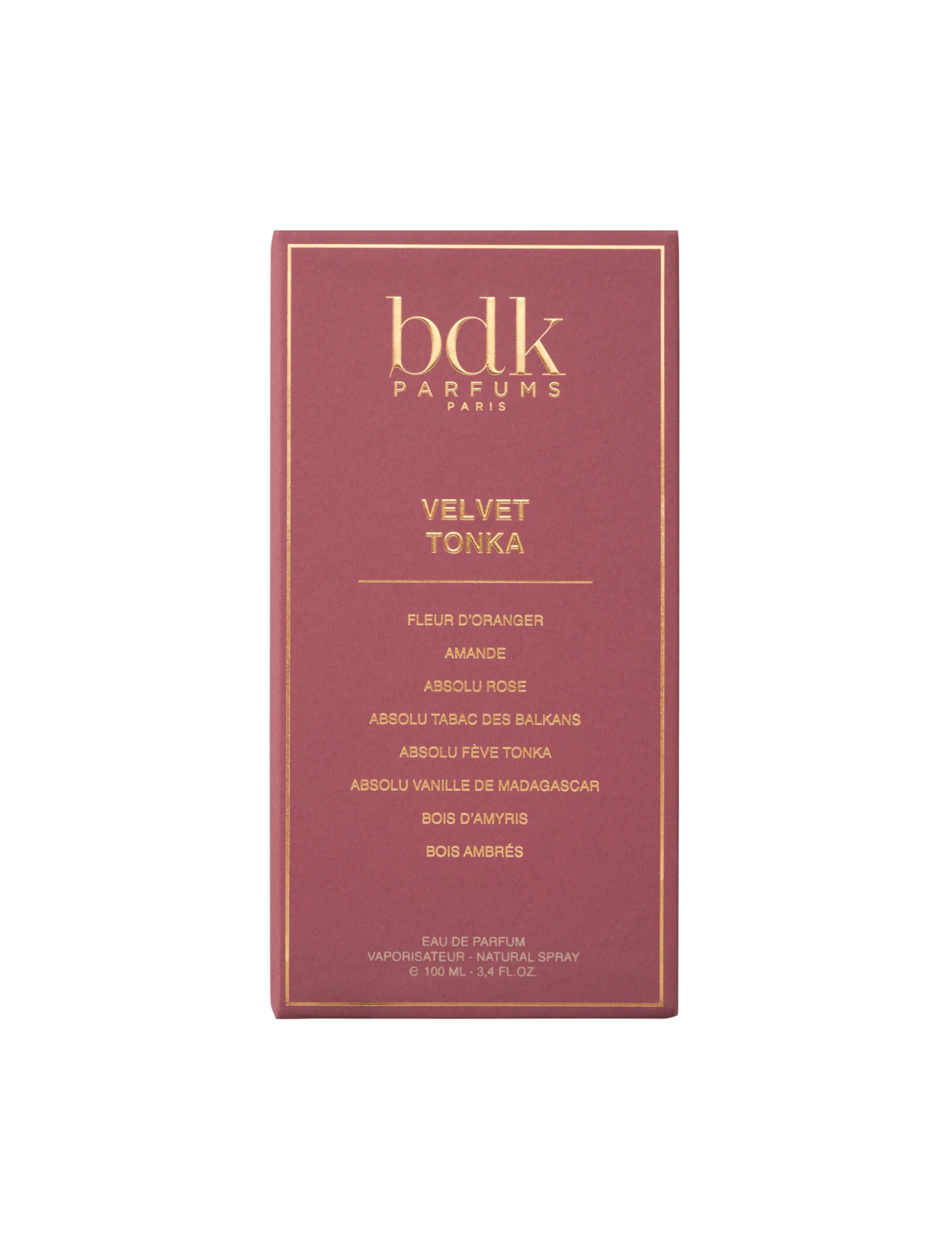 bdk Velvet Tonka EDP - BDKRabica