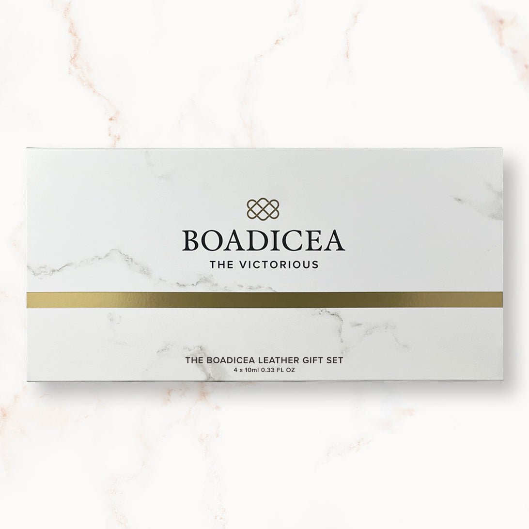 Boadicea The Victorious Leather Gift Set | 4 × 10ml -Boadicea The VictoriousBoadicea The Victorious