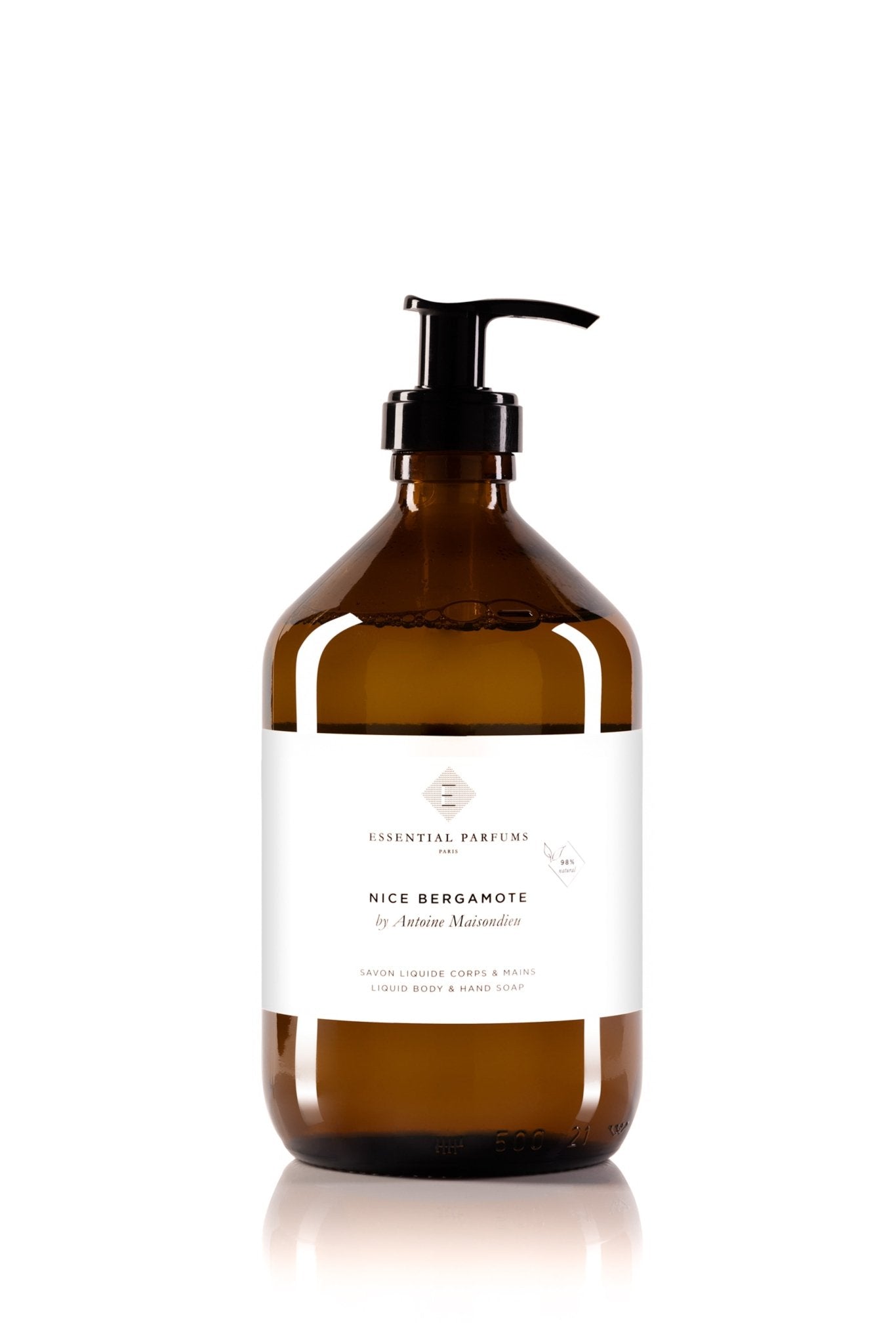 Essential Parfums Nice Bergamote - Liquid Body & Hand Soap - 500 ML / 16.9 Fl Oz - Essential ParfumsRabica